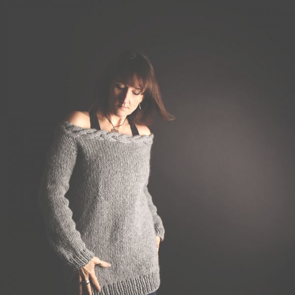 Cable Neck Sweater - Image 2