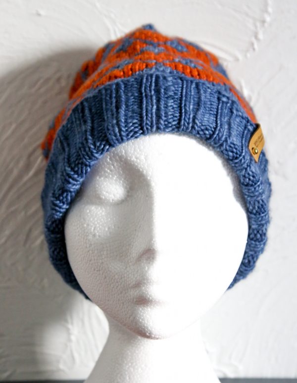 Pure Wool Fair Isle Beanie, Handmade - Image 2