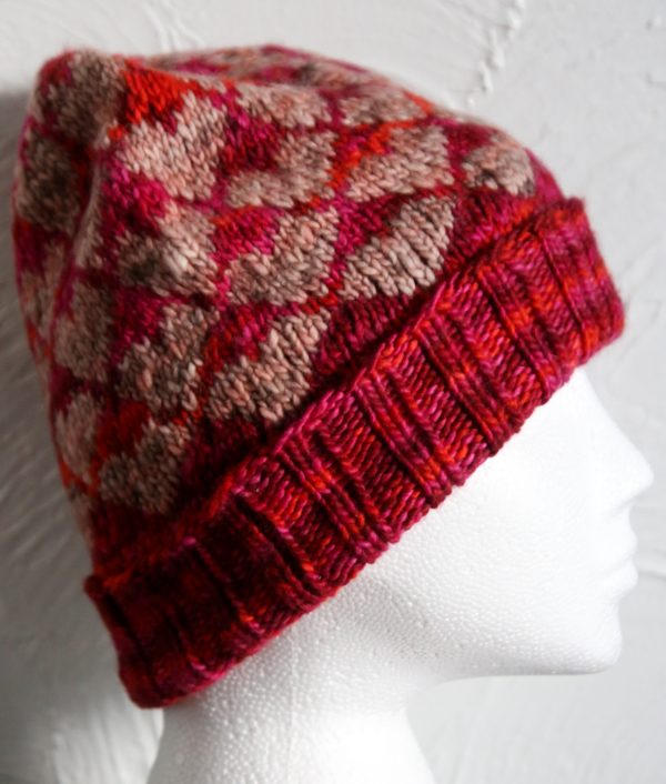 Pure Wool Fair Isle Beanie, Handmade - Image 3