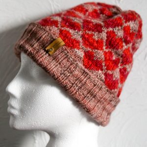 Pure Wool Fair Isle Hat, Handmade