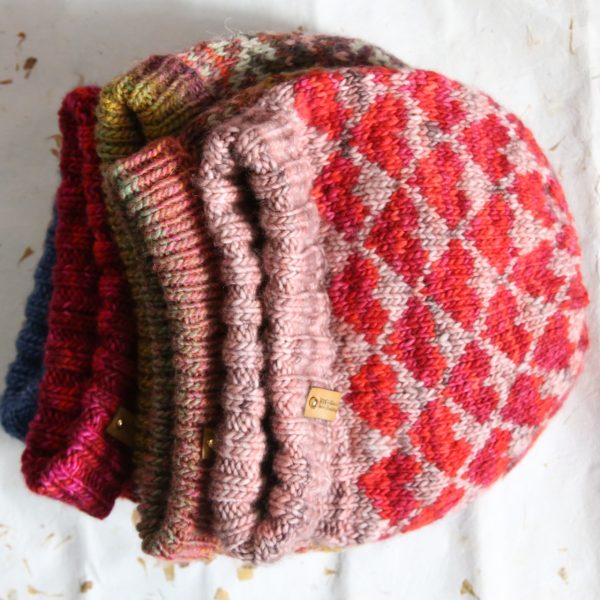 Pure Wool Fair Isle Hat, Handmade - Image 4