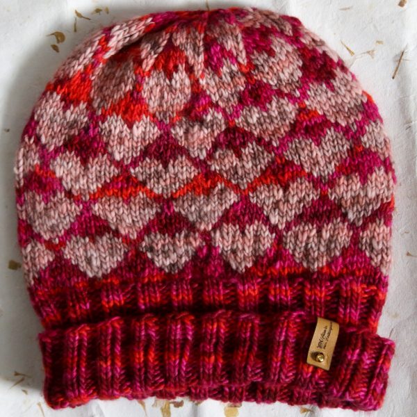 Pure Wool Fair Isle Beanie, Handmade - Image 4