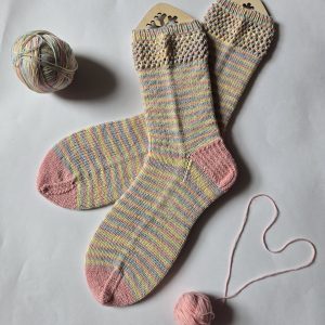 Popcorn Socks - knitting pattern download only